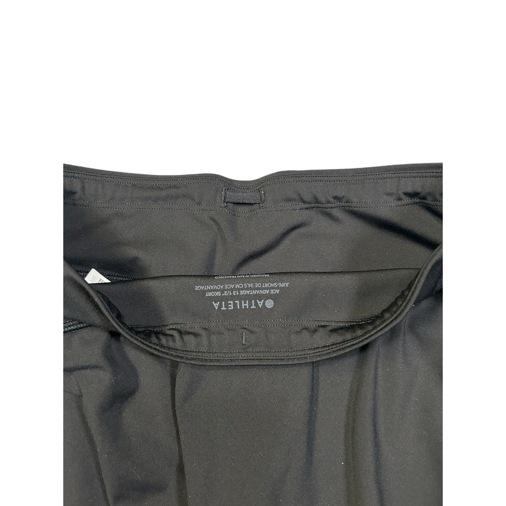 Athleta Black Ace Advantage Tennis Skort 13.5 Golf Pickleball Pockets Size M - Picture 11 of 12